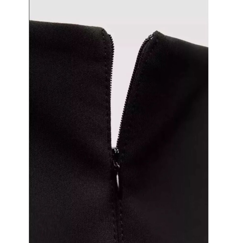 ZARA NWT ZW COLLECTION SKATER DRESS Black Ref 4043/041 - Picture 4 of 4